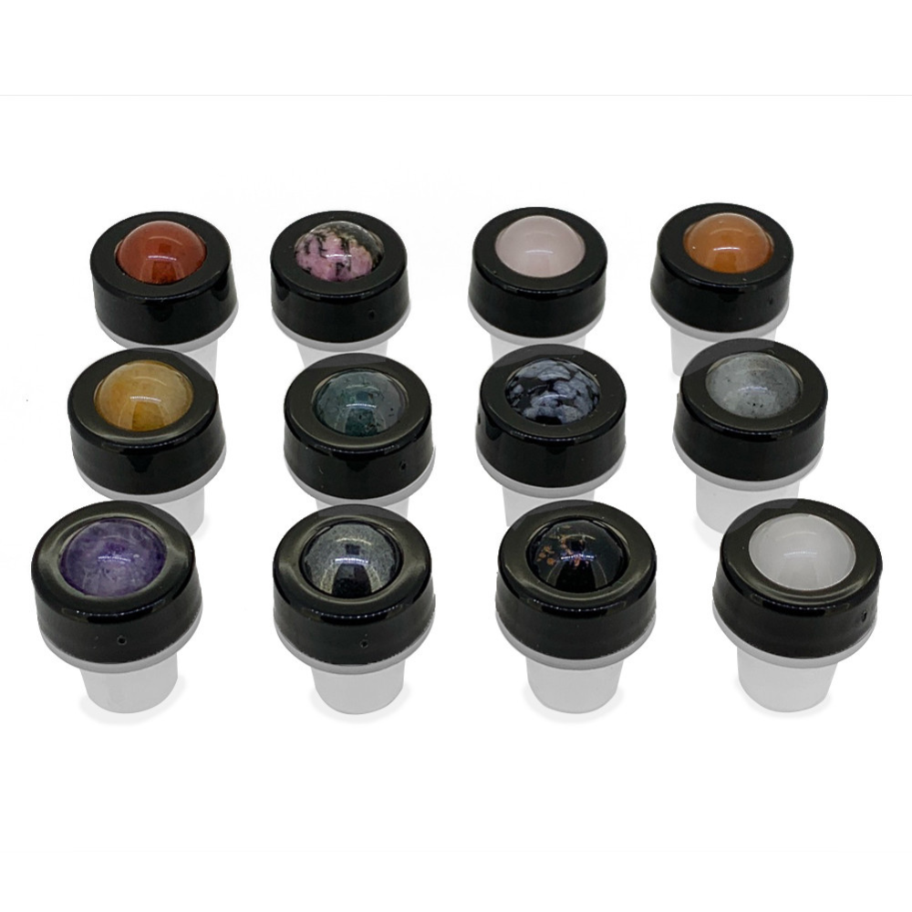 Authentic Gemstone Roller Bottle Deluxe Collection